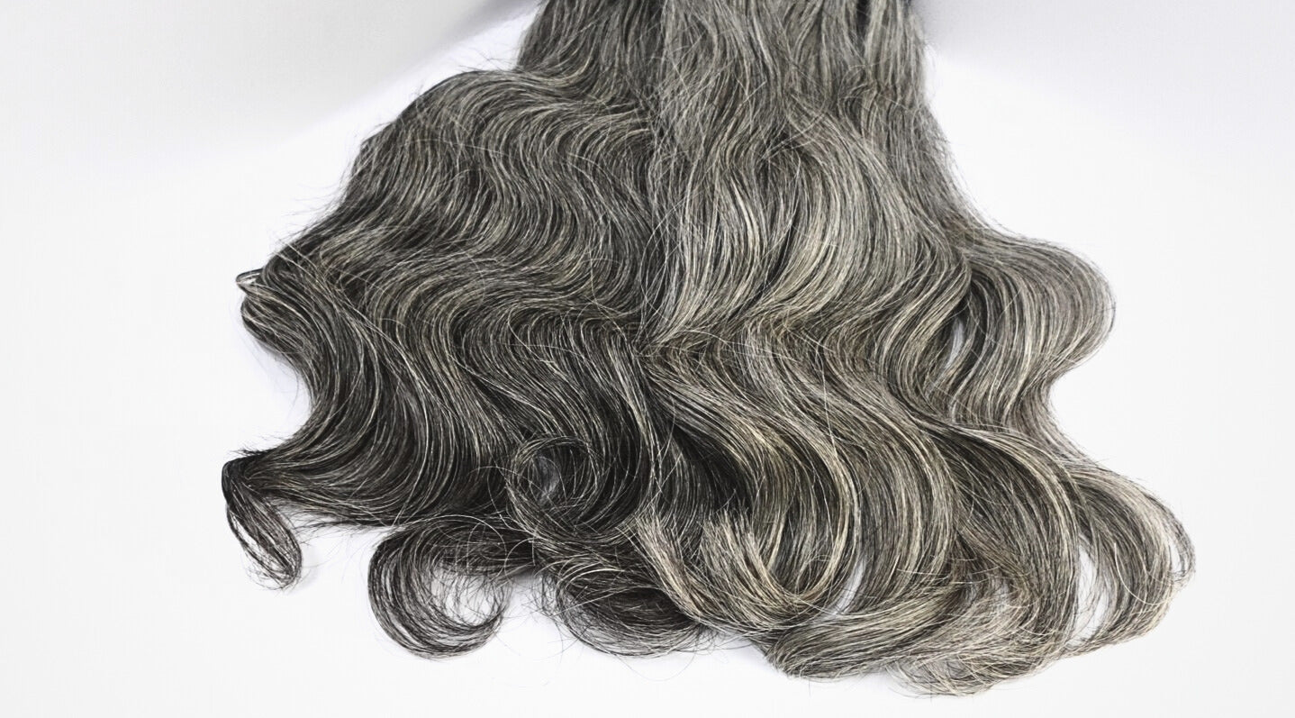 Gray Natural Wave | S. Riviere Hair Collection