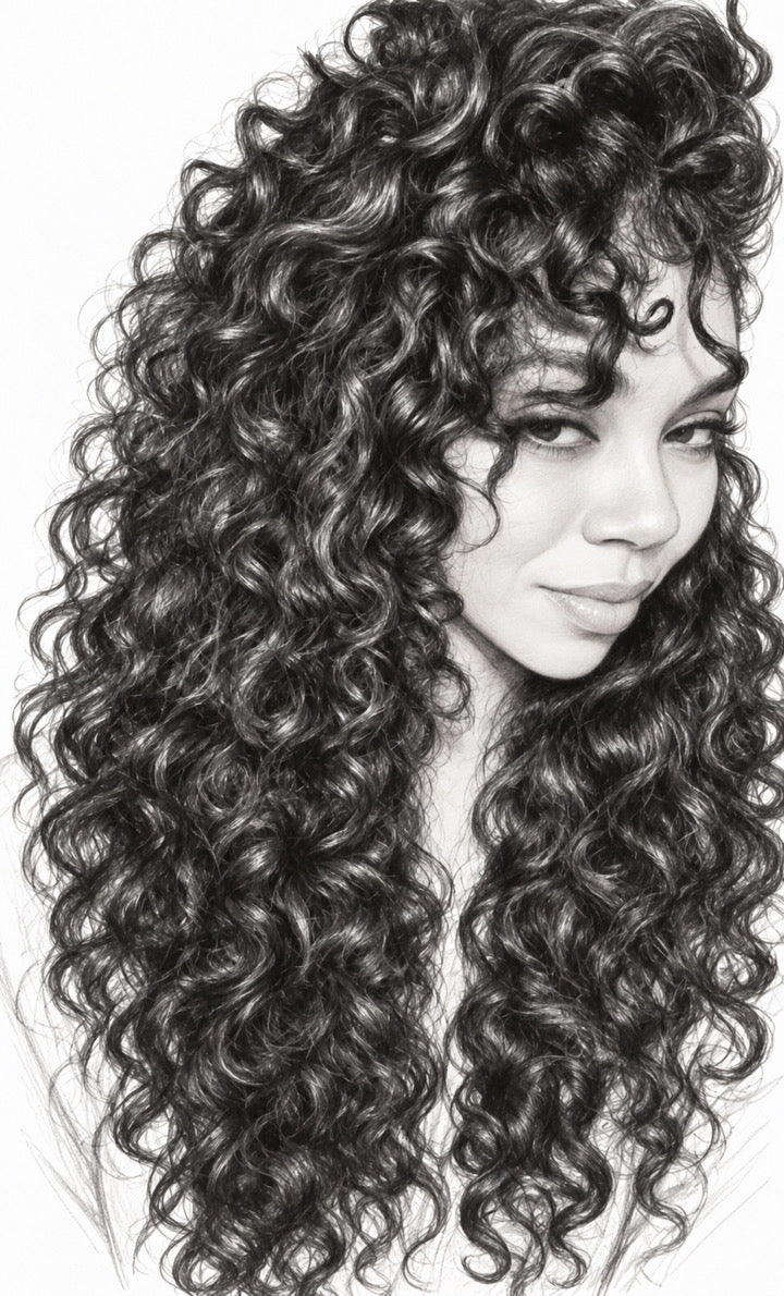 Sketch portrait of Sonya Riviere