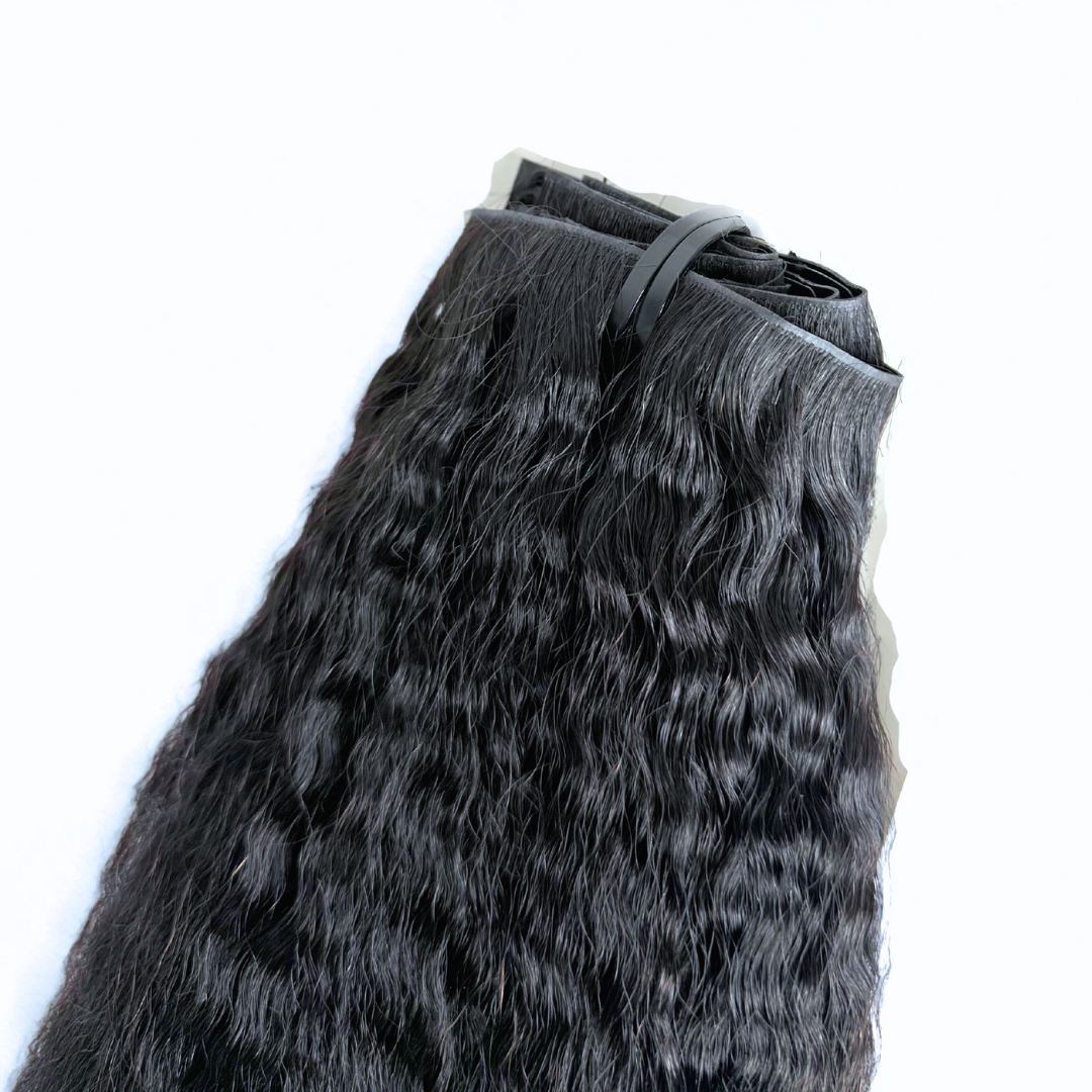 Kinky Straight “INVISIBLE” Clip-In Extensions | S. Riviere Hair Collection