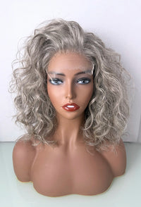 GRAY NATURAL WAVE- Sundari HD Lace Closure Wig
