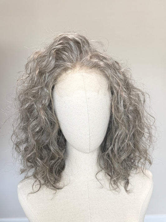Gray Natural Wave Sundari HD Lace Closure Wig