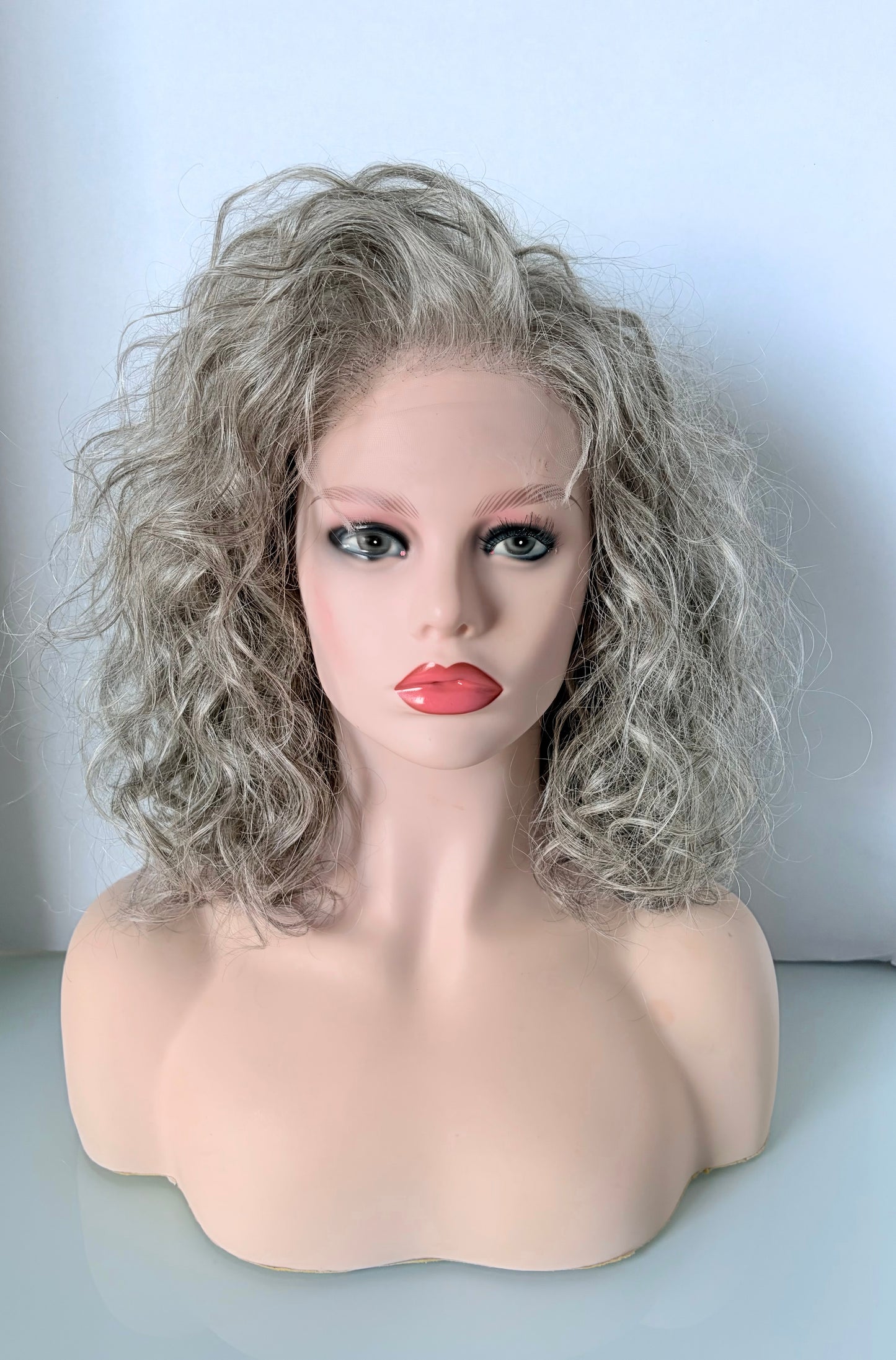 GRAY NATURAL WAVE- Sundari HD Lace Closure Wig