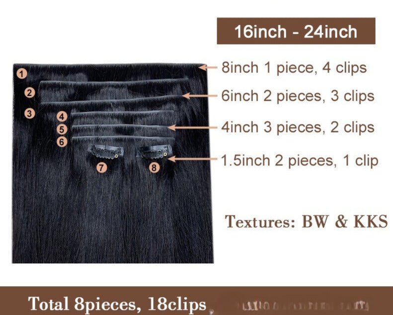 Textured SEAMLESS Clip- in Sets